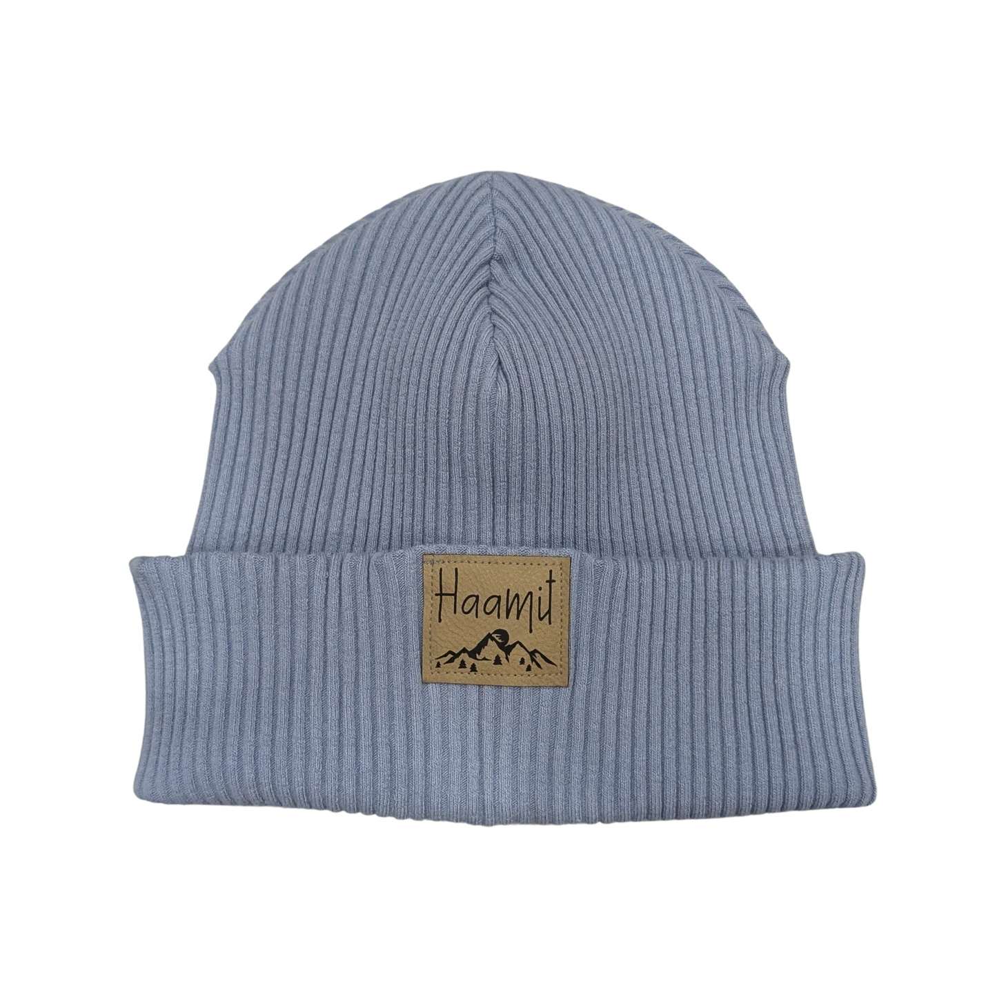 Winterbeanie aus Baumwolle - Flieder