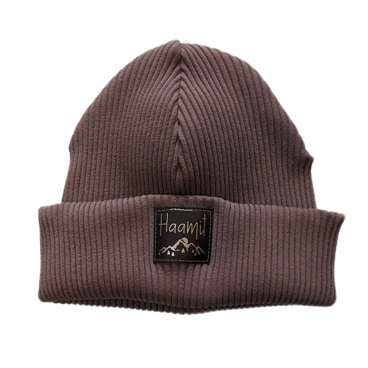 Winterbeanie aus Baumwolle - Rose