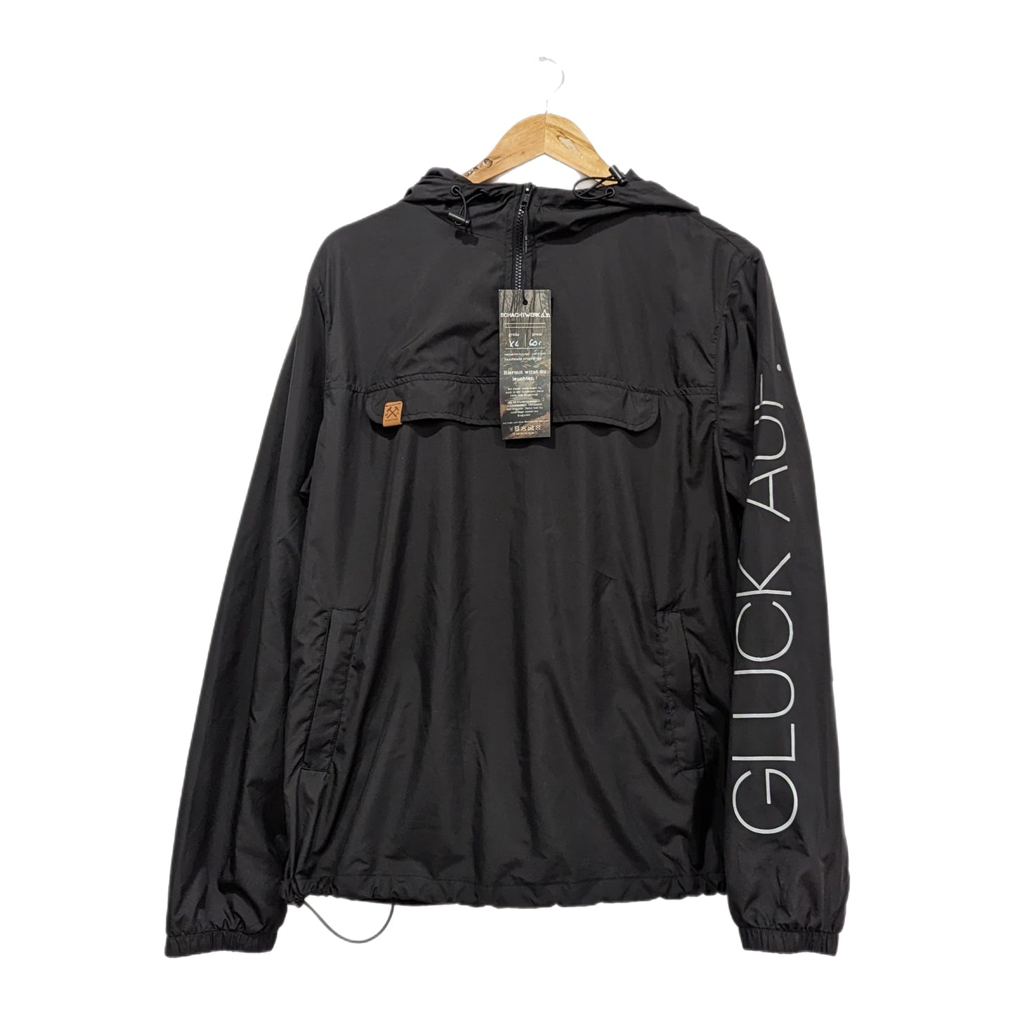 Damen Windbreaker reflektierend - Glück Auf Schwarz
