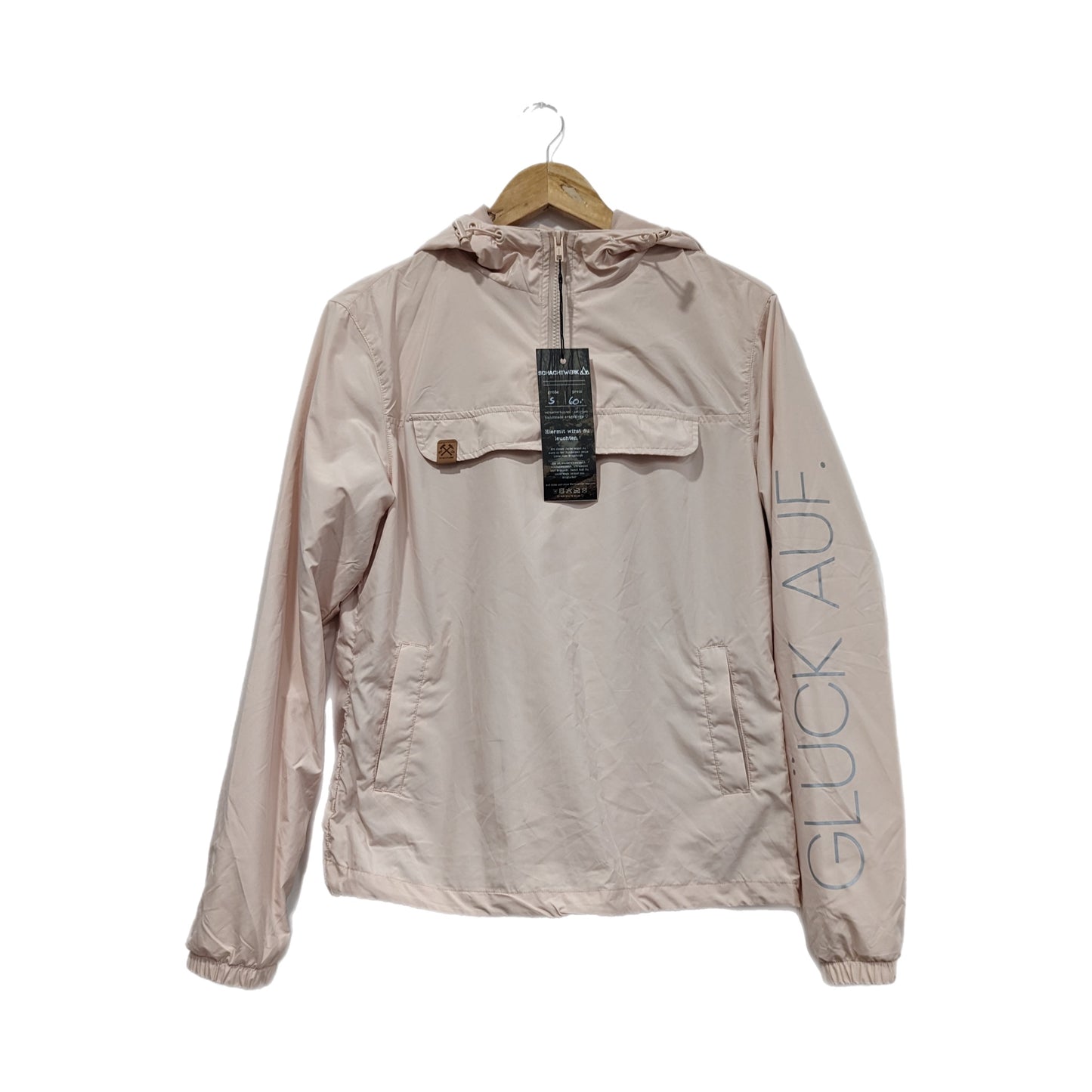 Damen Windbreaker reflektierend - Glück Auf rosa