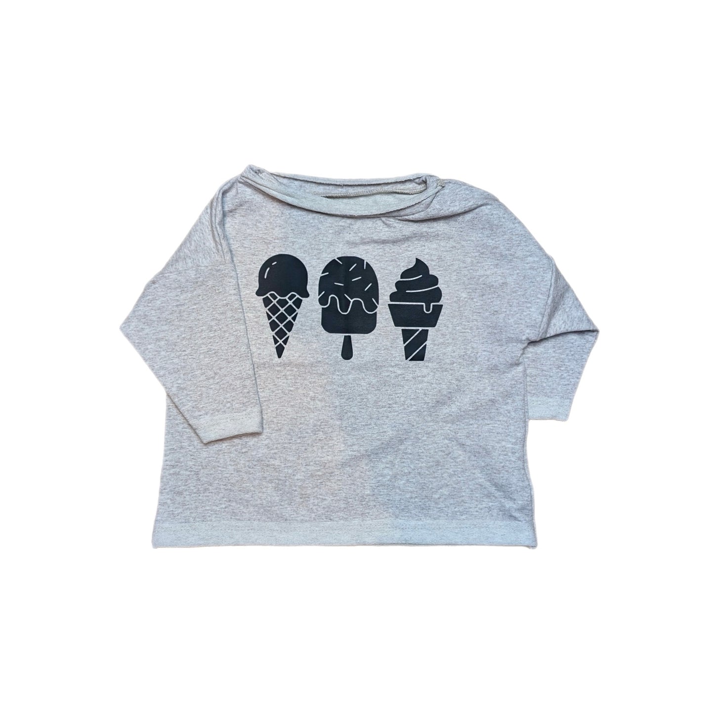 Langarm Sweater - Eiscreme