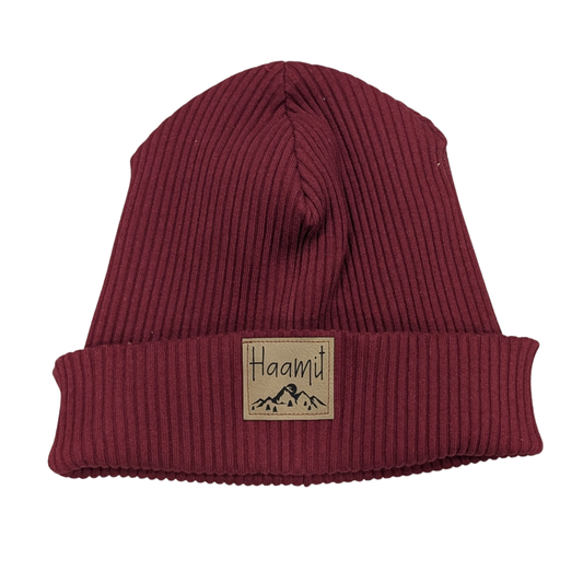 Winterbeanie aus Baumwolle - Beere