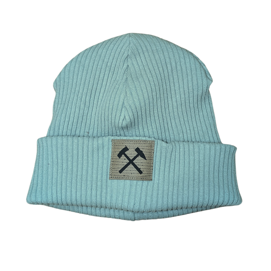 Winterbeanie aus Baumwolle - Mint