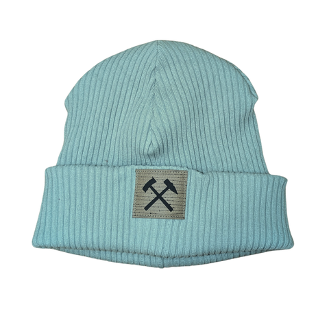 Winterbeanie aus Baumwolle - Mint