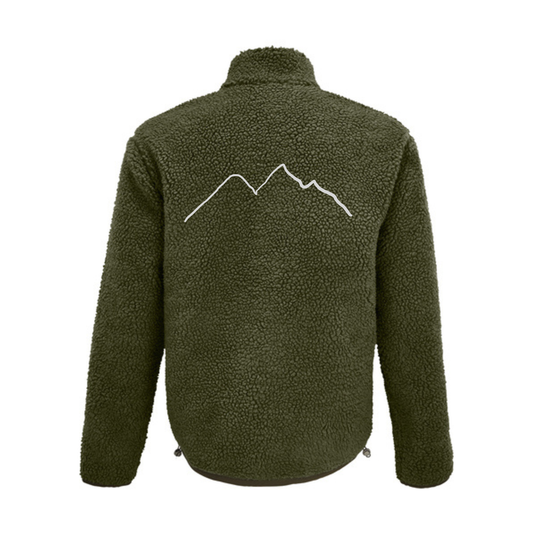 Sherpa Jacke - Berge Olive