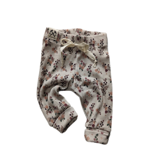 Leggins - gerippt Blumen