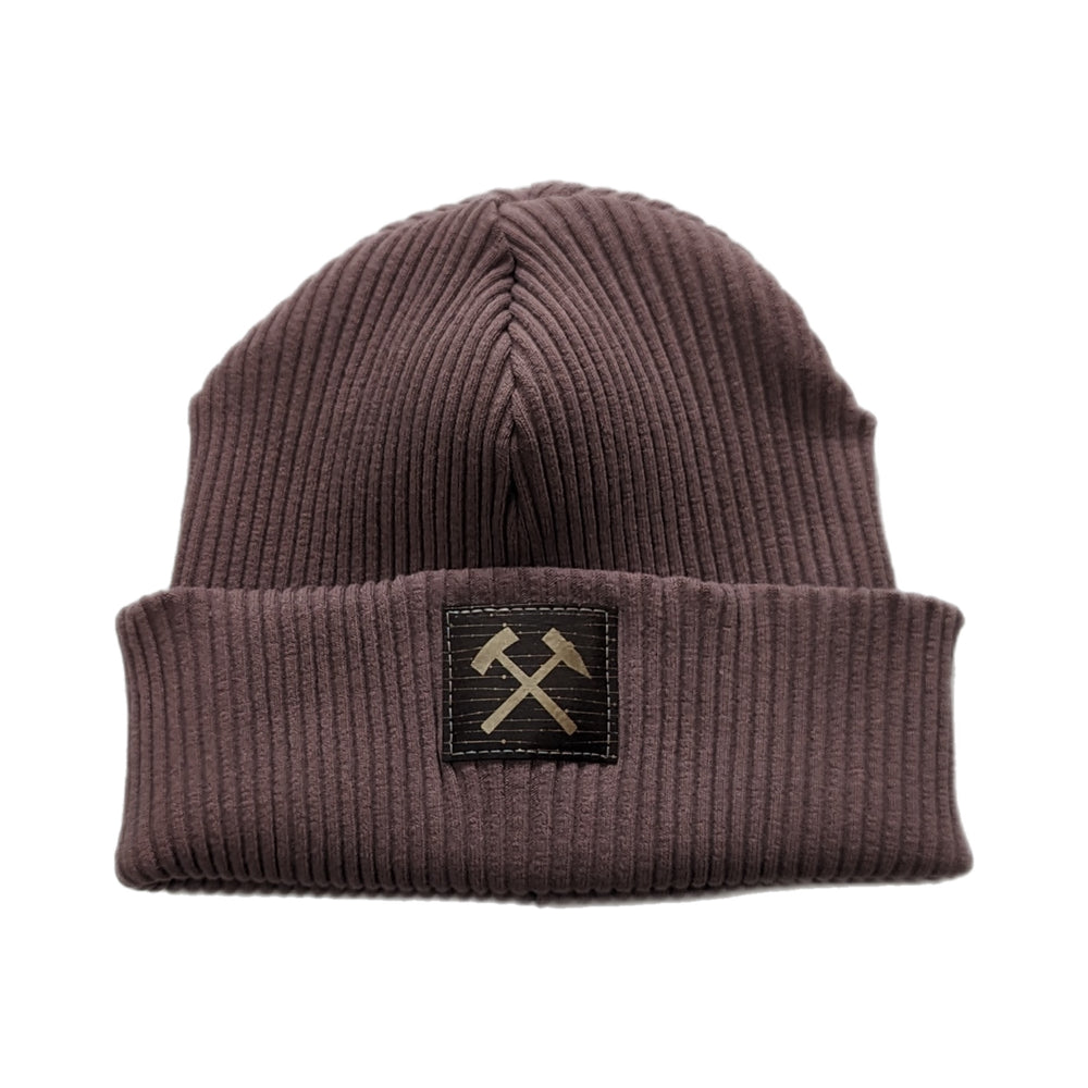 Winterbeanie aus Baumwolle - Rose