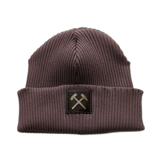Winterbeanie aus Baumwolle - Rose