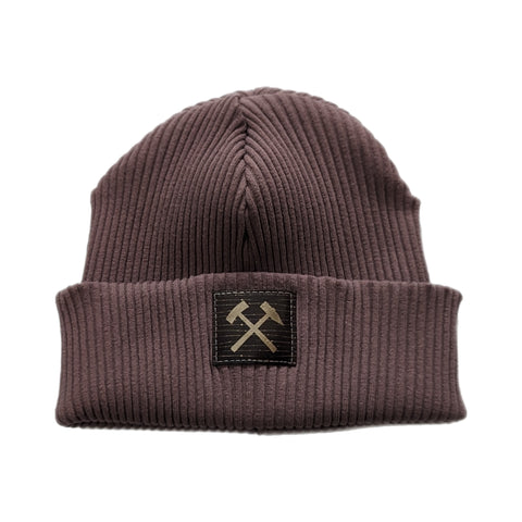 Winterbeanie aus Baumwolle - Rose