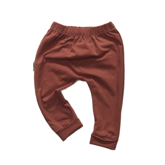 Schmale Hose - Uni rot
