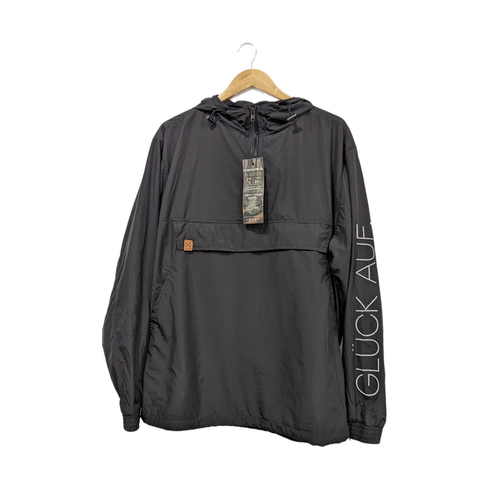 Herren Windbreaker reflektierend - Glück Auf Schwarz