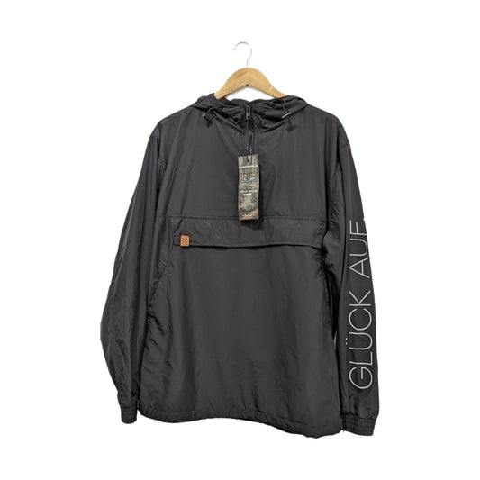 Herren Windbreaker reflektierend - Glück Auf Schwarz