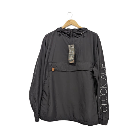Herren Windbreaker reflektierend - Glück Auf Schwarz