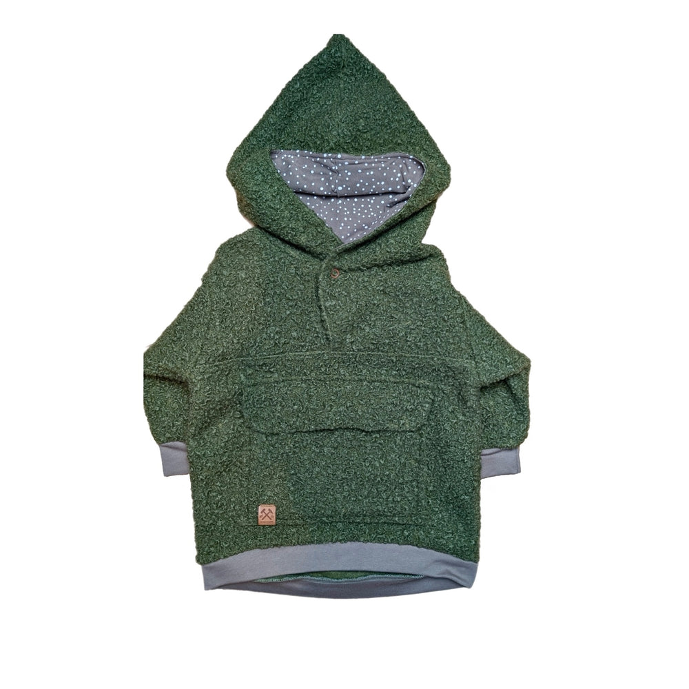 Outdoor Hoodie - Sherpa Grün Konfetti