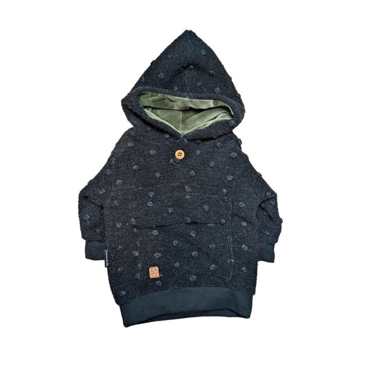 Outdoor Hoodie - Sherpa schwarz