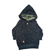 Outdoor Hoodie - Sherpa schwarz