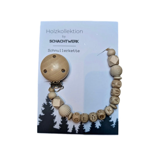 Schnullerkette - Glück Auf