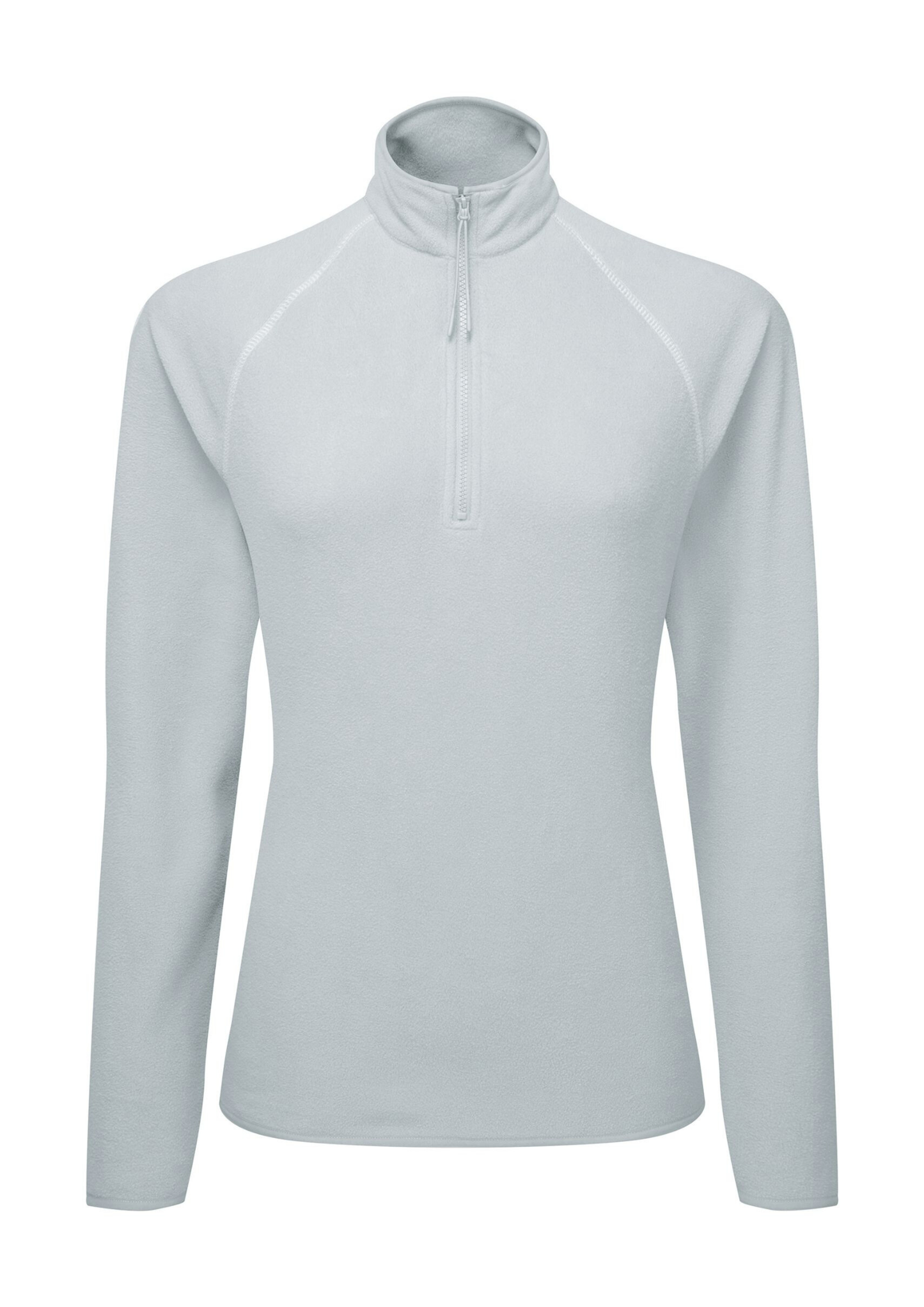 Fleece Pullover - Helles Grau