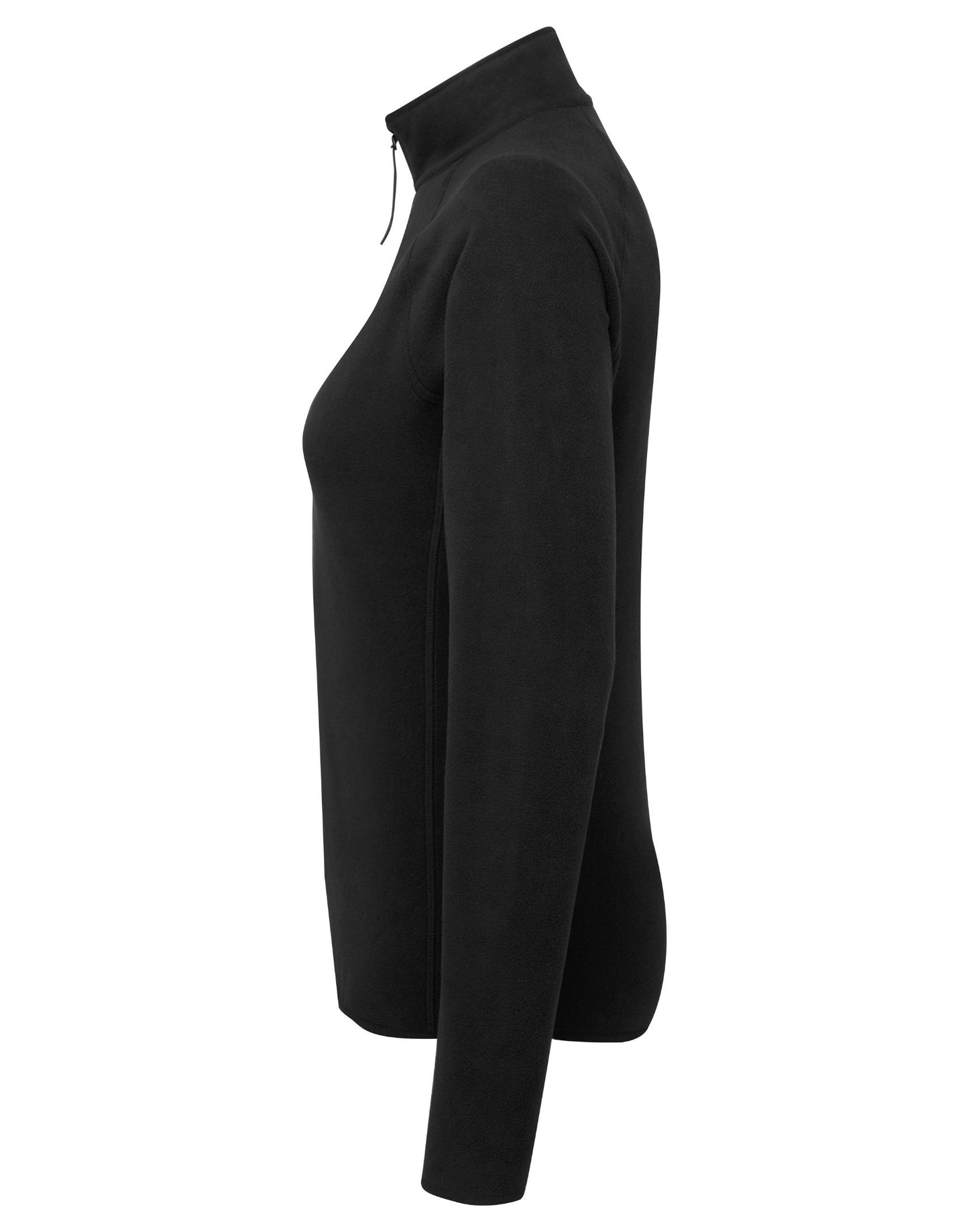 Fleece Pullover - Schwarz