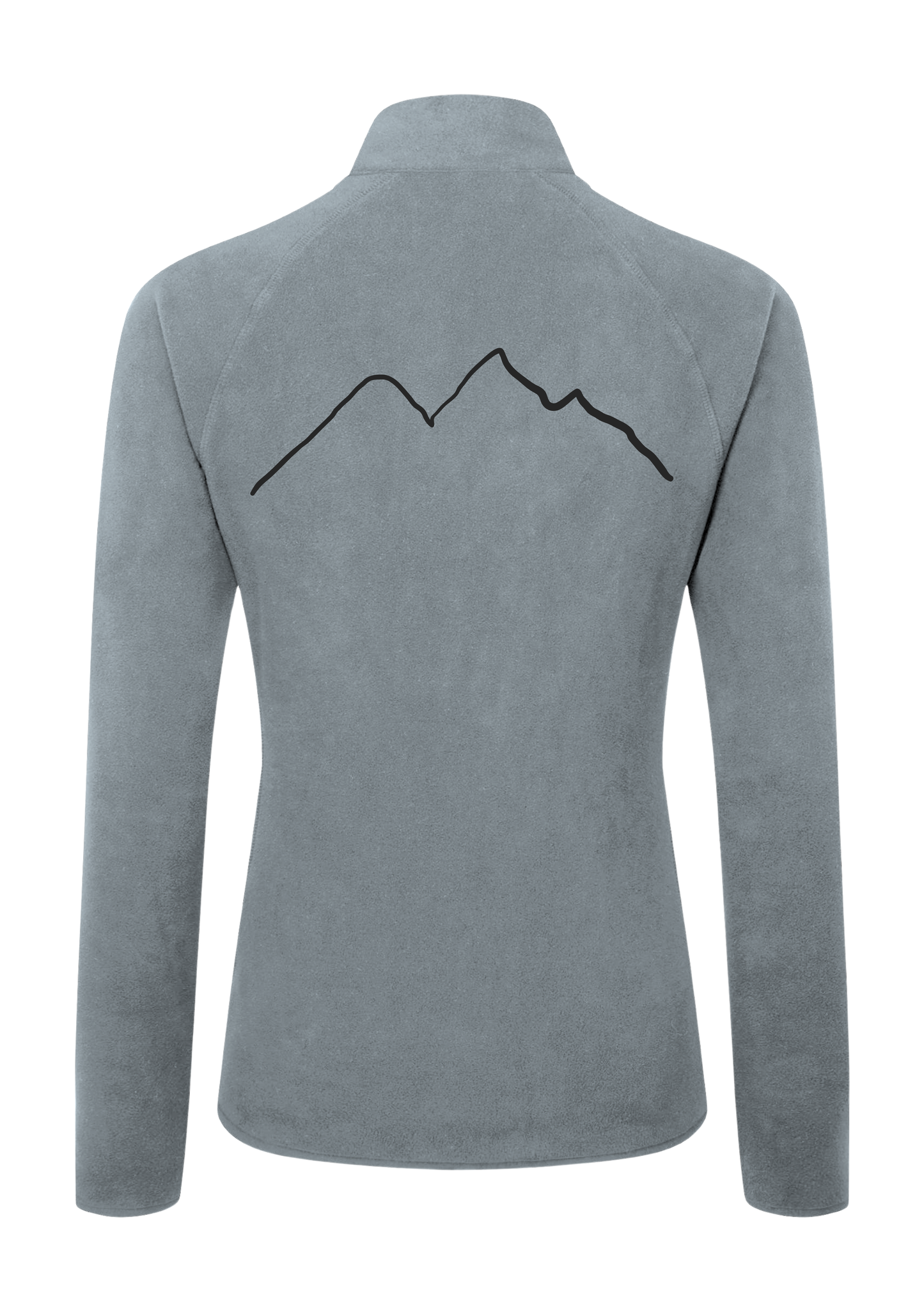 Fleece Pullover - Helles Grau