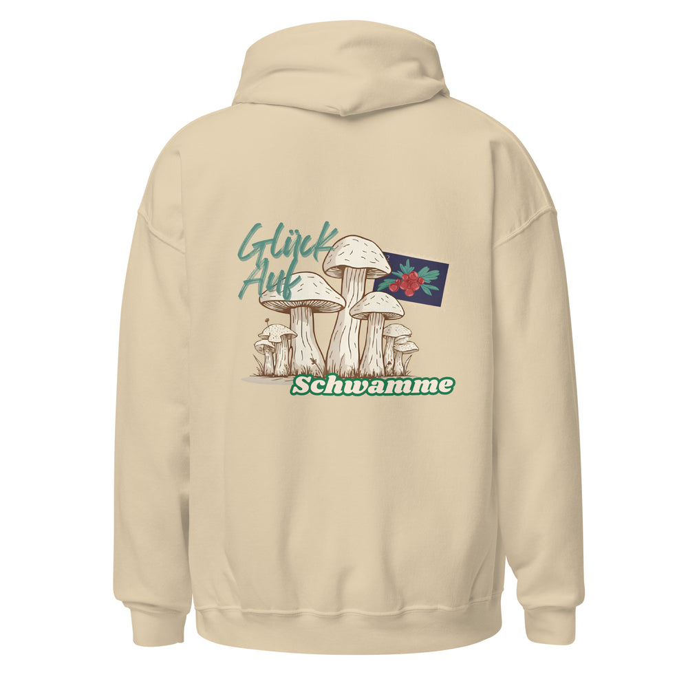 Unisex-Kapuzenpullover Schwamme