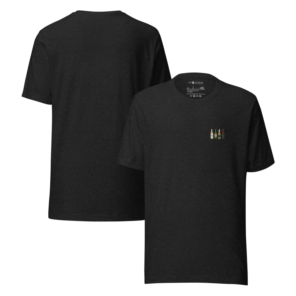Unisex-T-Shirt Bierflaschen