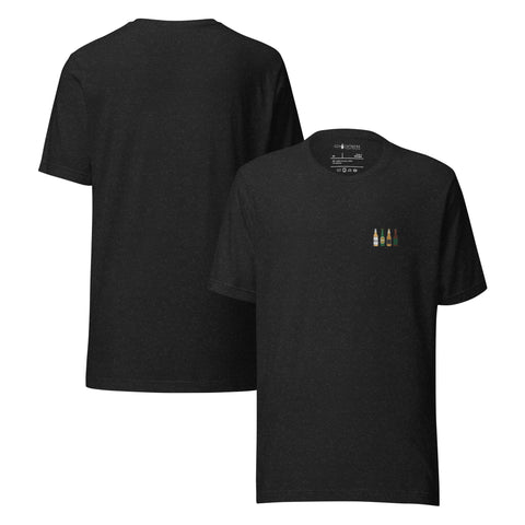 Unisex-T-Shirt Bierflaschen