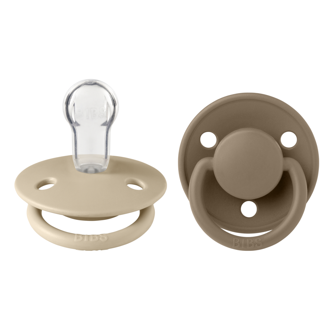 BIBS Schnuller 'De Luxe - Vanilla & Dark Oak'