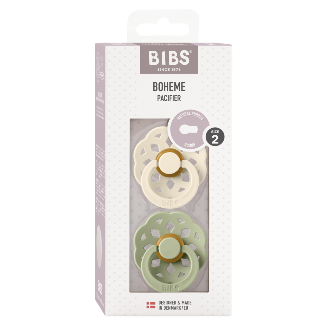 BIBS Schnuller 'Boheme - Ivory & Sage' – Bild 5
