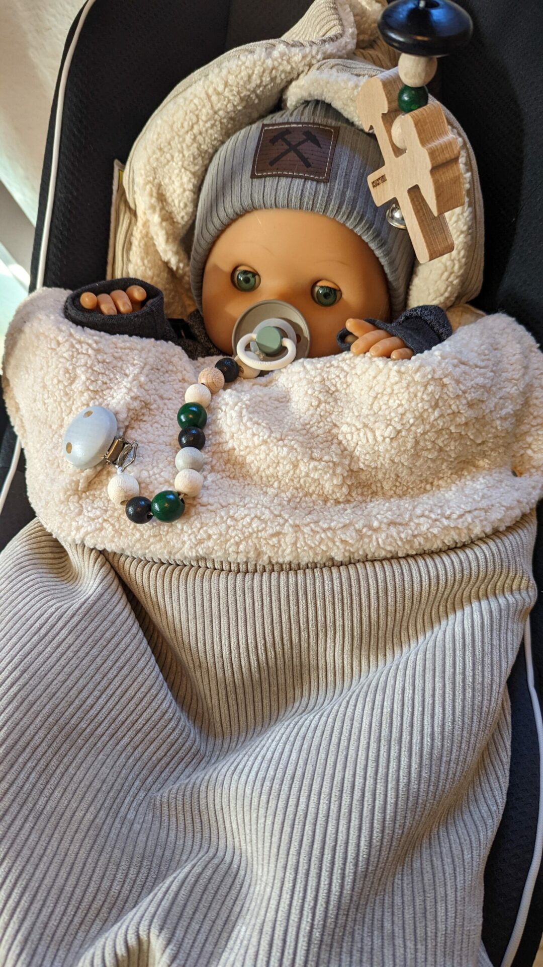 Kinderwagen Anhänger 'Schlägel und Eisen' – Bild 5