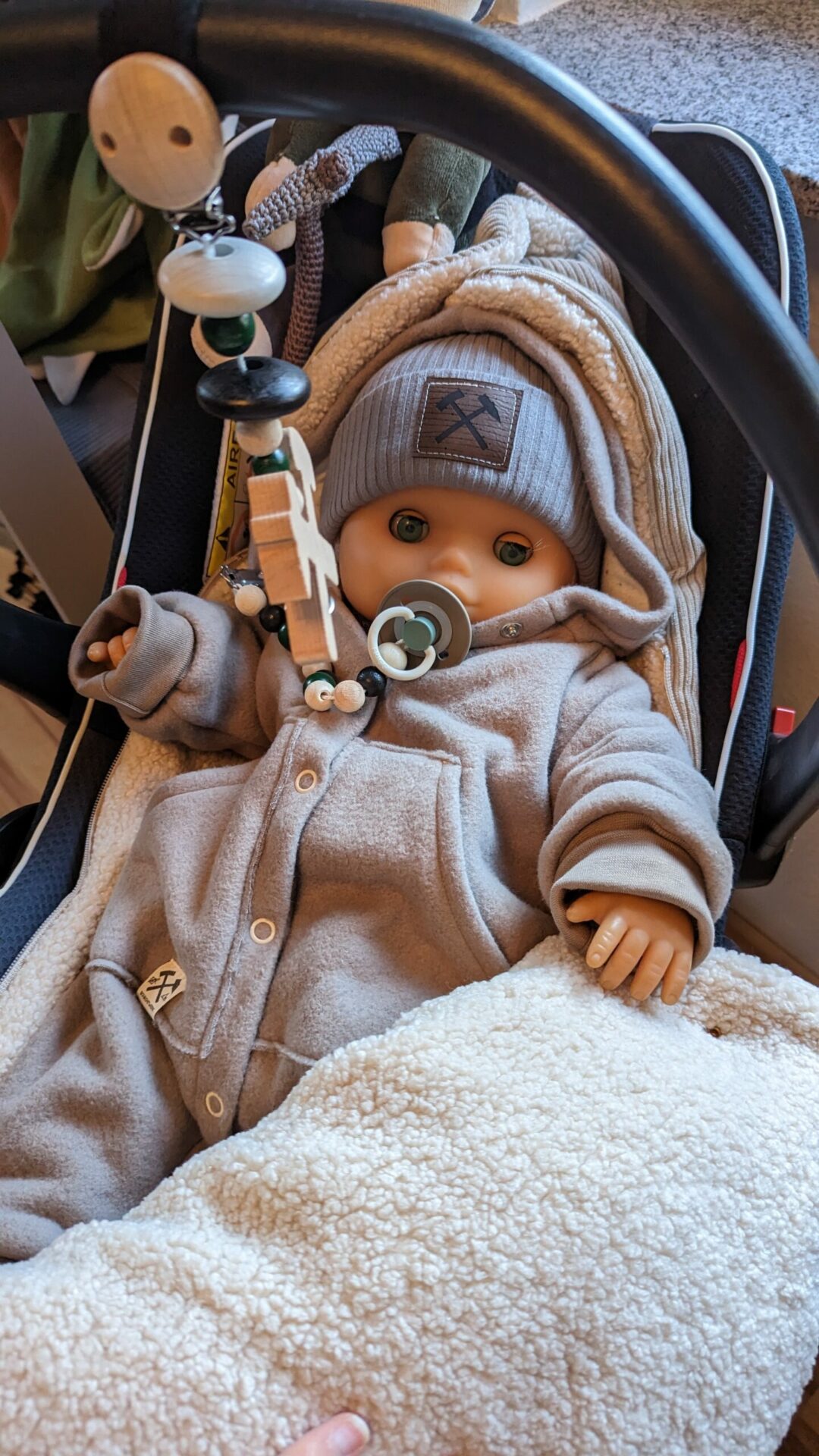 Kinderwagen Anhänger 'Schlägel und Eisen' – Bild 4