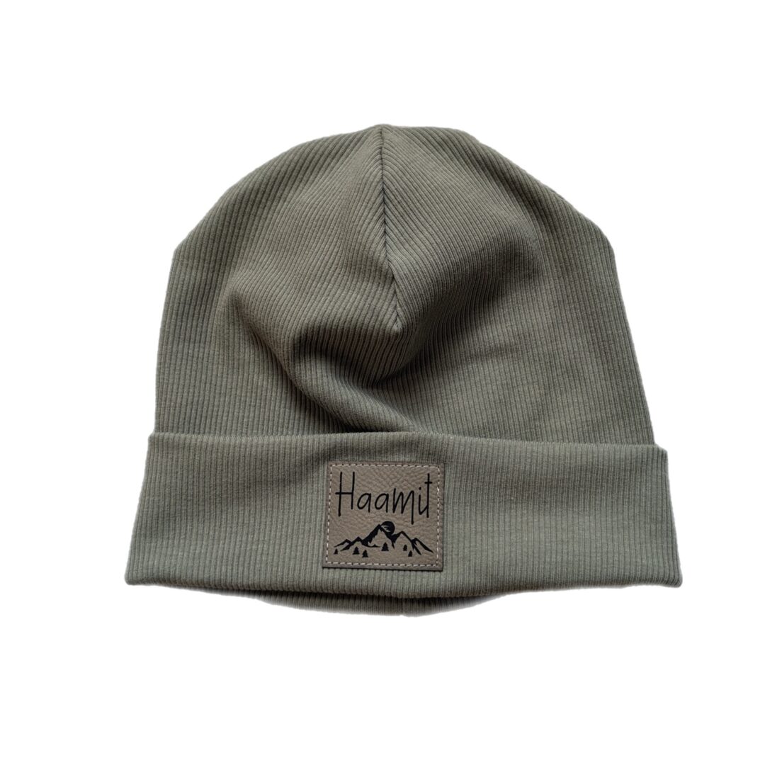 Übergangs Beanie „Olive“ – Bild 2