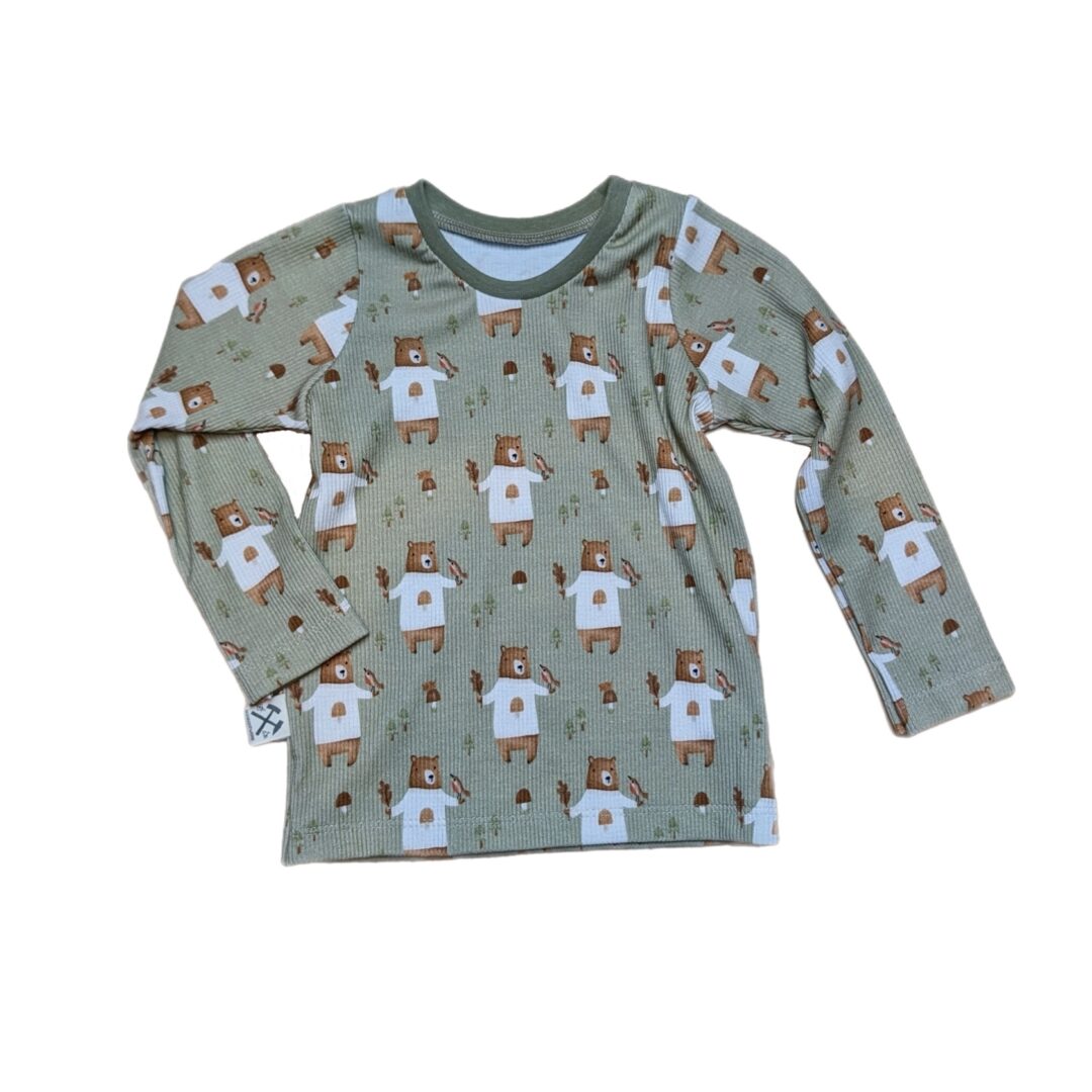 Langarm Ribshirt Teddy