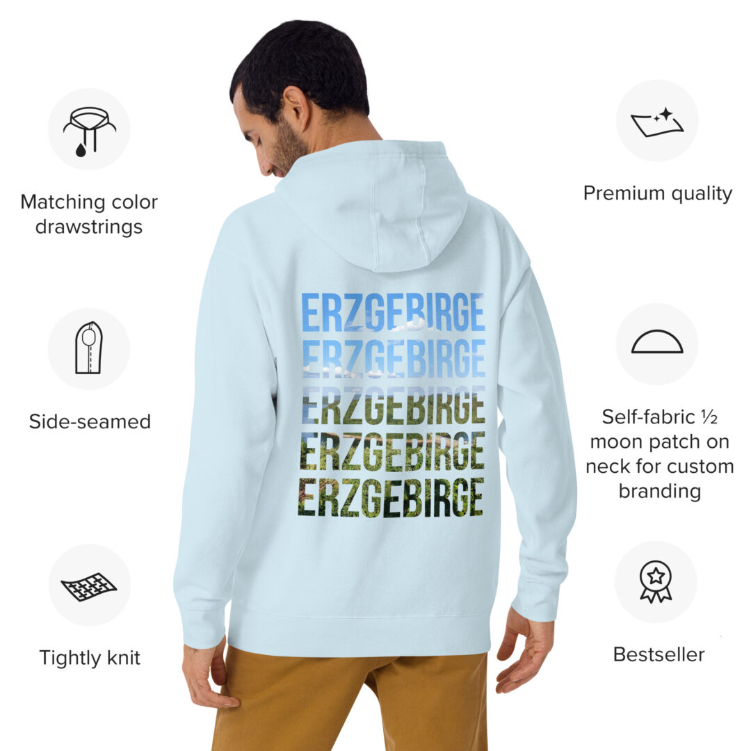 Hoodie "Erzgebirge Talsperre Eibenstock" – Bild 4