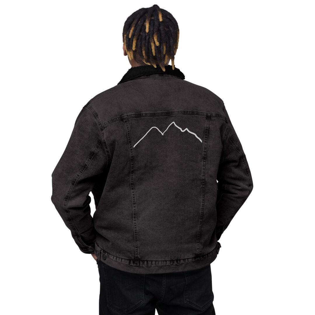 Unisex  Sherpa Jeansjacke – Bild 7