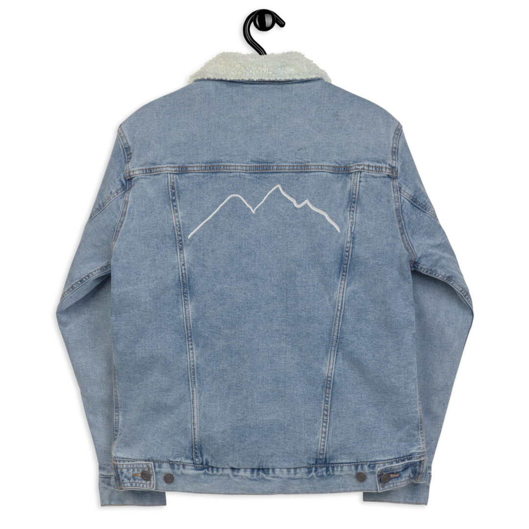 Unisex  Sherpa Jeansjacke 'Berge'